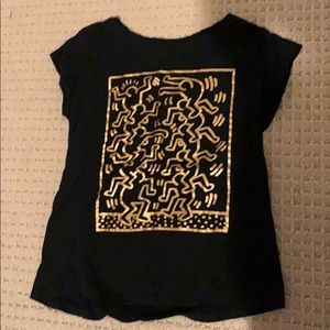 XS SPRZNY Keith Harring Inspired T-Shirt